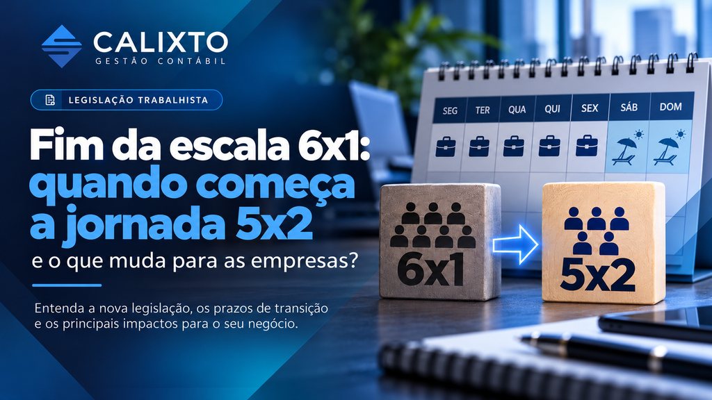 Fim da escala 6x1 e transição para a jornada 5x2